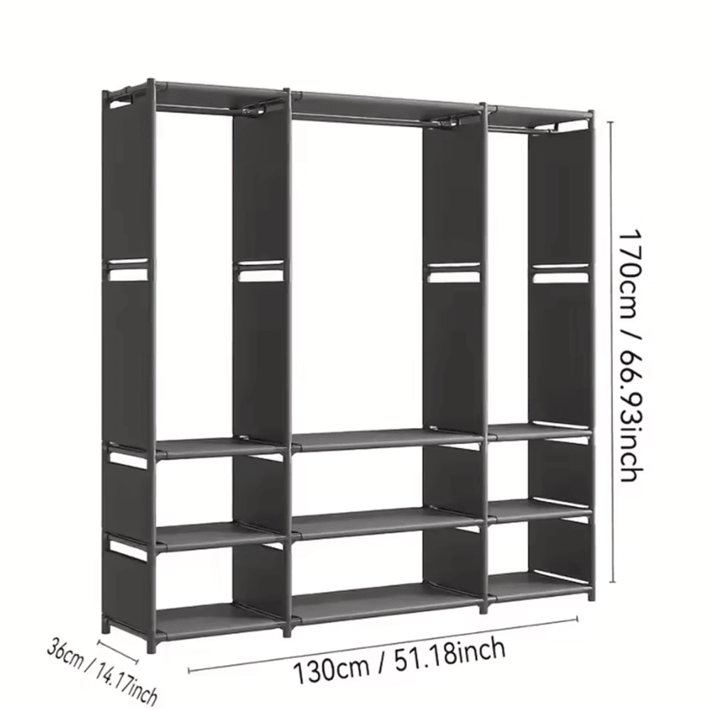 MultiFunctional Clothes Rack For Coats Hats And Clothes Drying 1