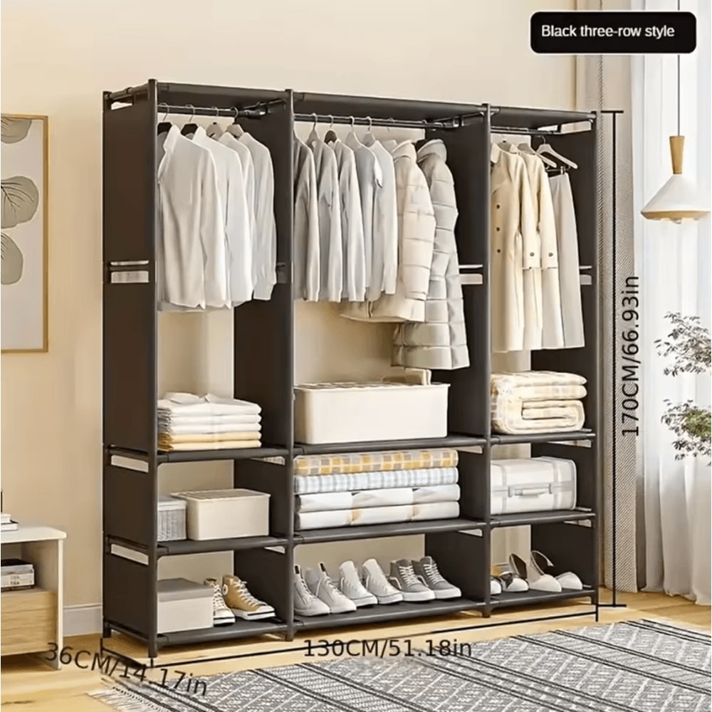 MultiFunctional Clothes Rack For Coats Hats And Clothes Drying 7