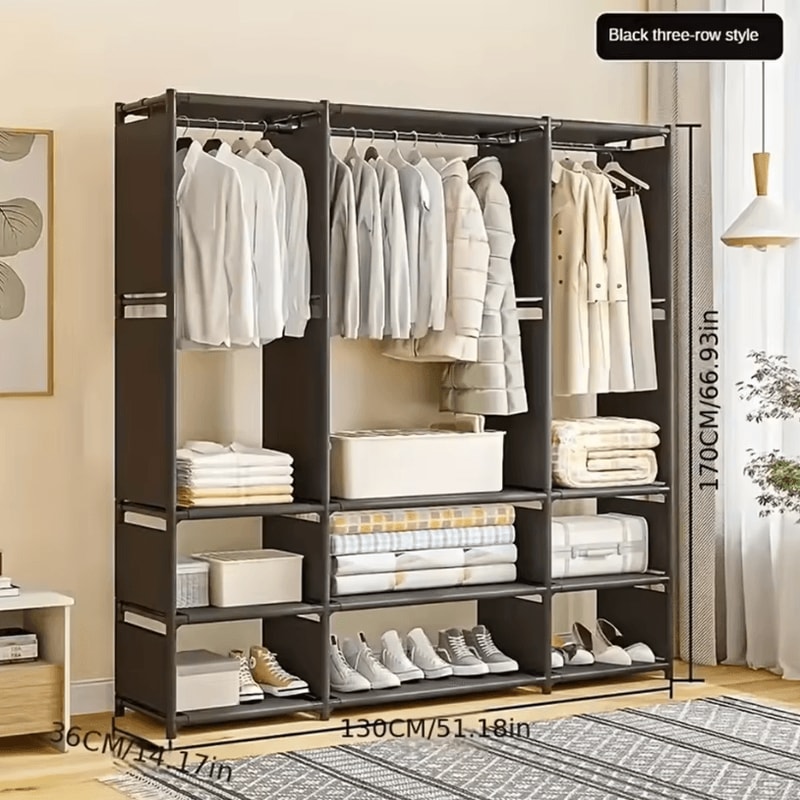 MultiFunctional Clothes Rack For Coats Hats And Clothes Drying 7