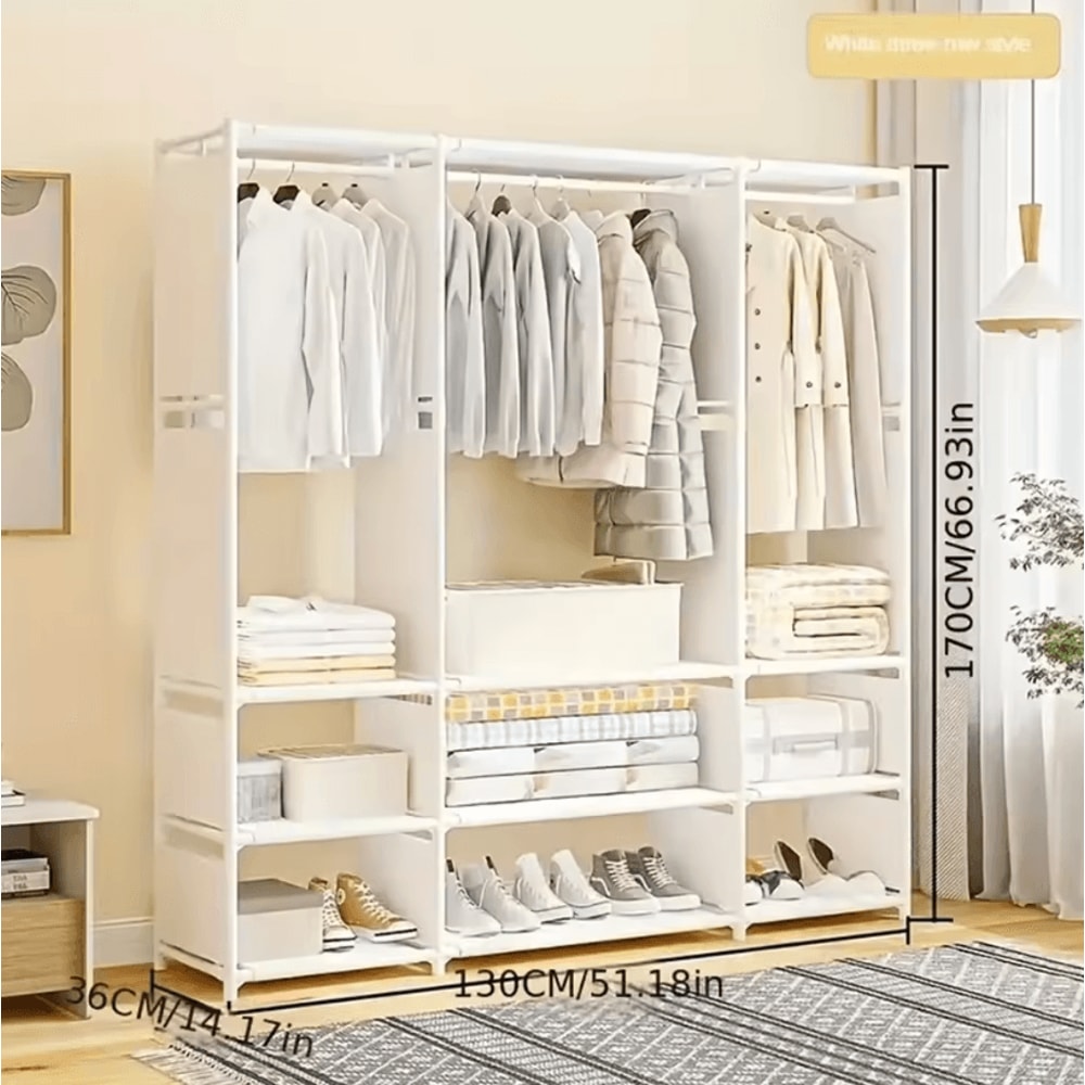 MultiFunctional Clothes Rack For Coats Hats And Clothes Drying 4