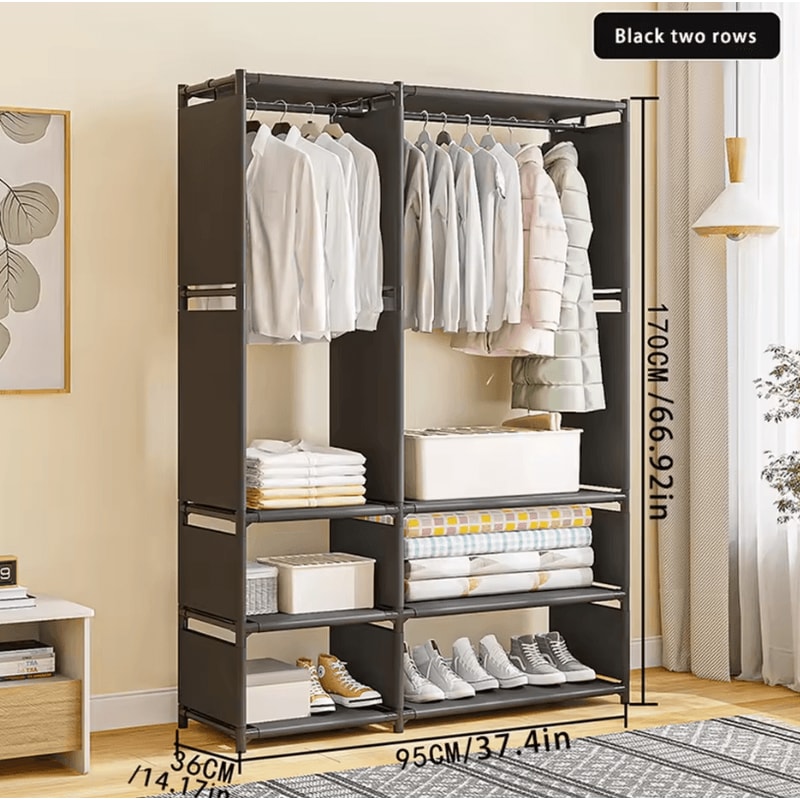 MultiFunctional Clothes Rack For Coats Hats And Clothes Drying 6