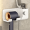 Electric Hair Dryer Storage Rack PerforationFree Bathroom WallMounted Organizer 6