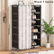 MultiLayer Household Shoe Rack Simple Storage Shelf For Wall And Door Areas 8