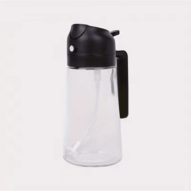Kitchen Oil Sprayer DualPurpose Bottle For Olive Oil Air Fryer And BBQ Cooking 6
