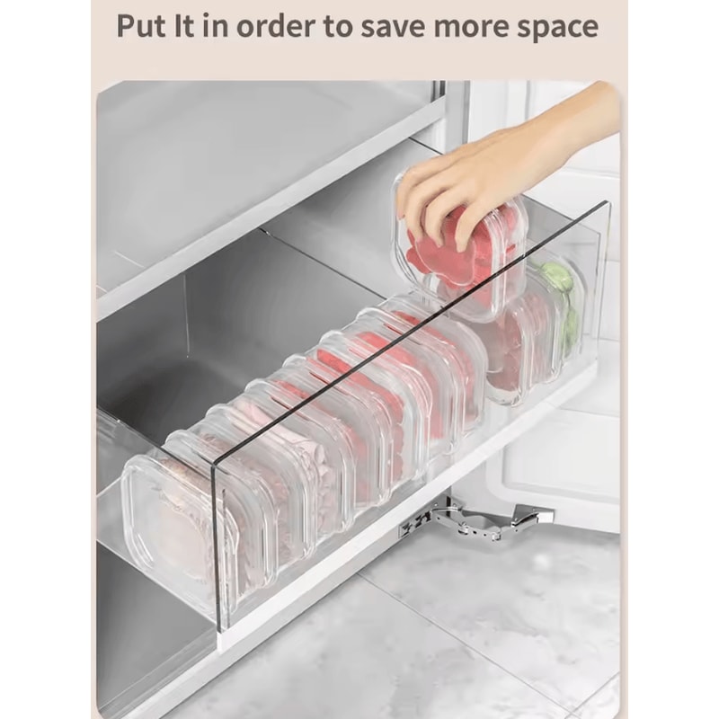 Refrigerator Storage Box Food Grade Organizer For Frozen Meat And Daily Meal Storage 2