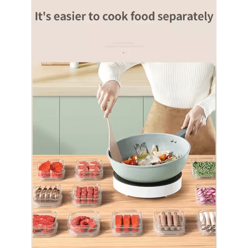 Refrigerator Storage Box Food Grade Organizer For Frozen Meat And Daily Meal Storage 3