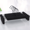 10pcs Frosted Plastic Trouser Rack With Strong Seamless Clip Hangers For Drying Clothes 5