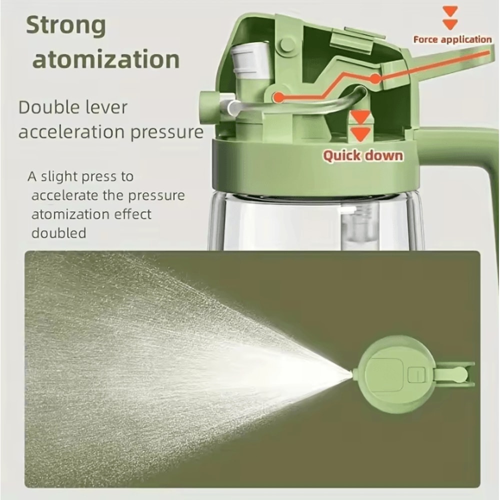 Kitchen Household Oil Spray Bottle Dual Oil Mist Sprayer For Air Fryer And Cooking 4