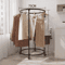 Round Drying Rack Iron Rotatable Bed Linen And Clothes Hanger Stand 7