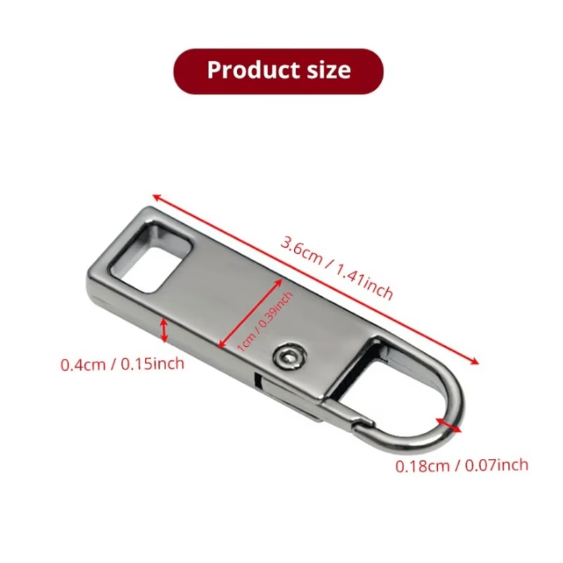 Detachable Zipper Pulls MultiColor Replacement Accessories For Jeans And Backpacks 5