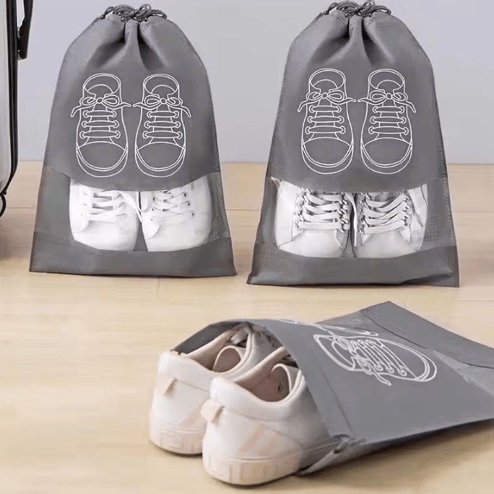 5Piece Travel Shoe Storage Bag Set Waterproof Moistureproof Luggage Shoe Organizers 1