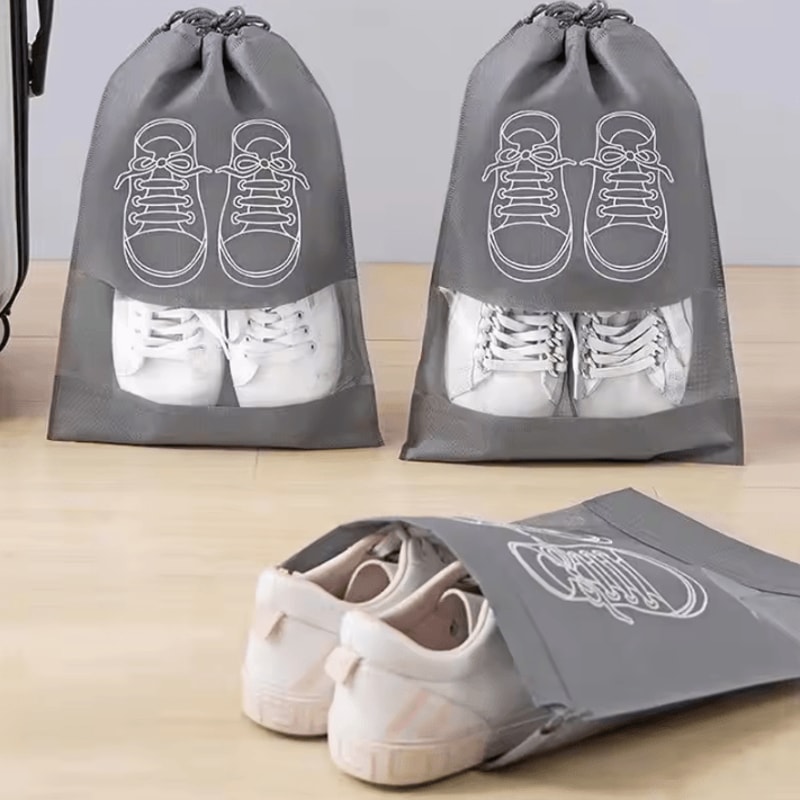 5Piece Travel Shoe Storage Bag Set Waterproof Moistureproof Luggage Shoe Organizers 1