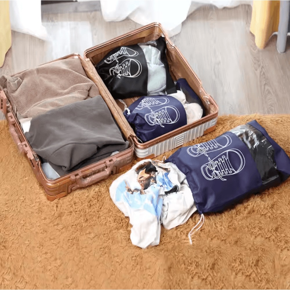 5Piece Travel Shoe Storage Bag Set Waterproof Moistureproof Luggage Shoe Organizers 2