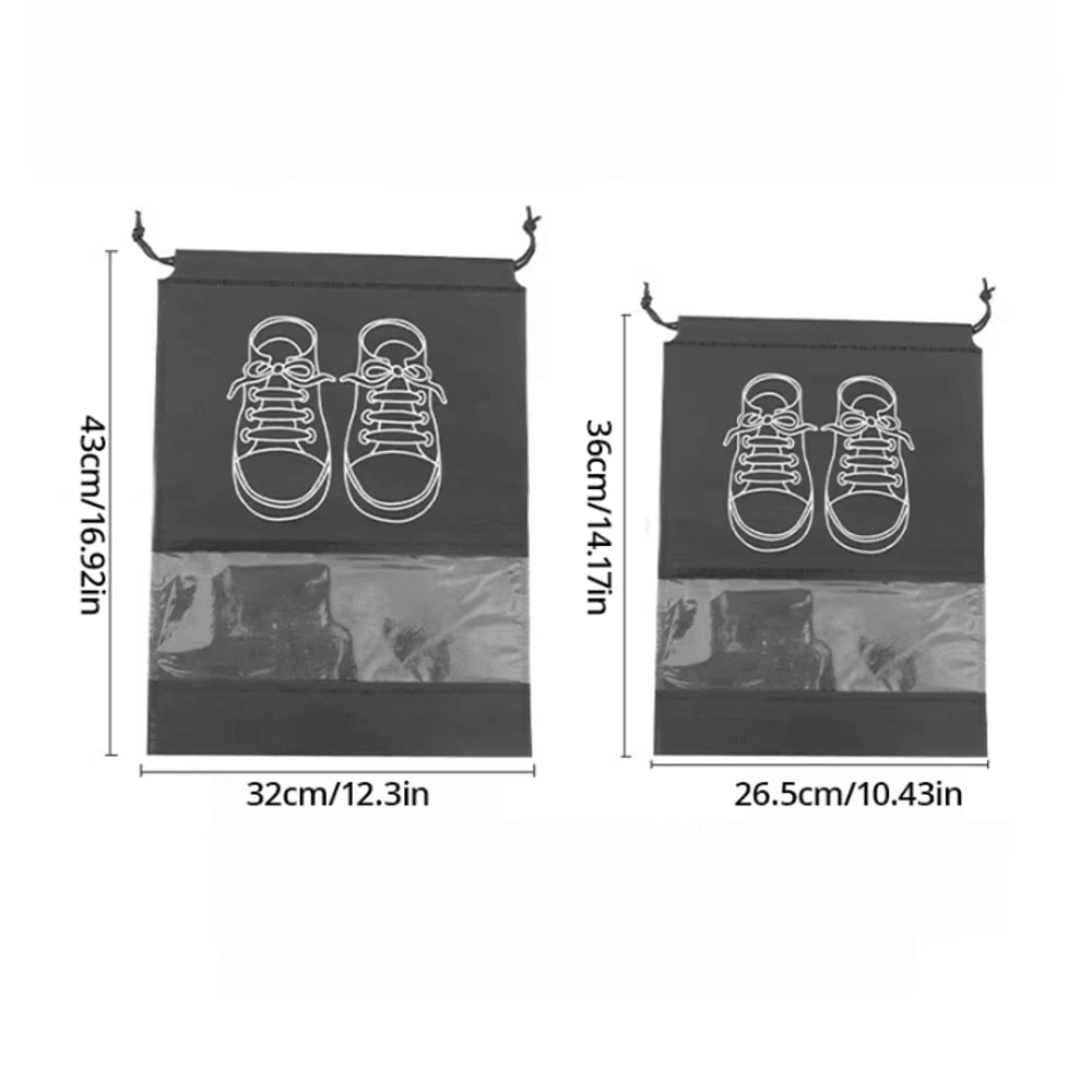 5Piece Travel Shoe Storage Bag Set Waterproof Moistureproof Luggage Shoe Organizers 4