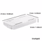 SelfAdhesive UnderDrawer Storage Box White Hidden Drawer Organizer 5