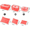 6Piece Waterproof Packing Cubes Set Travel Clothes Underwear Luggage Organizers 4