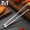 304 Stainless Steel Grill Tongs HeavyDuty BBQ Meat Clip For Cooking Camping 7