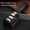 3Stage Black Handheld Knife Sharpener MultiFunctional Kitchen Blade Sharpening Tool 0