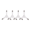 4Piece Adjustable Bed Sheet Fasteners Secure Mattress Cover Clip Straps 5