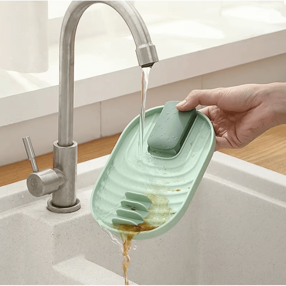 Silicone Nordic Style Pot Lid Utensil Storage Rack Practical Kitchen Organizer 4