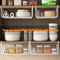 WhiteBlack Hanging Net Storage Basket Large Capacity UnderCabinet Wall Organizer 0