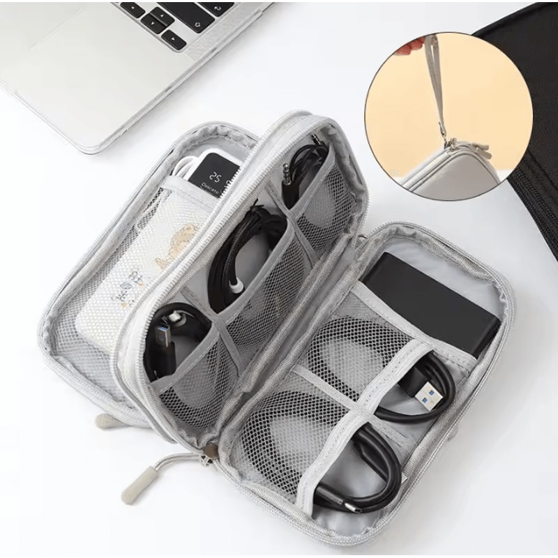 Compact Travel Digital Gear Organizer Tech Accessories Storage Bag 2