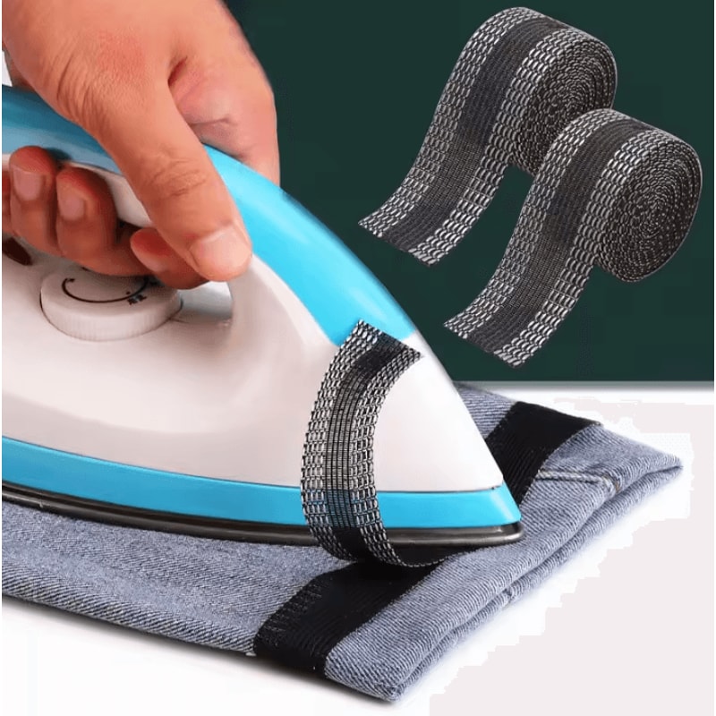 DIY IronOn Pants Hem Tape SelfAdhesive Fabric Repair For Jeans Clothing 1