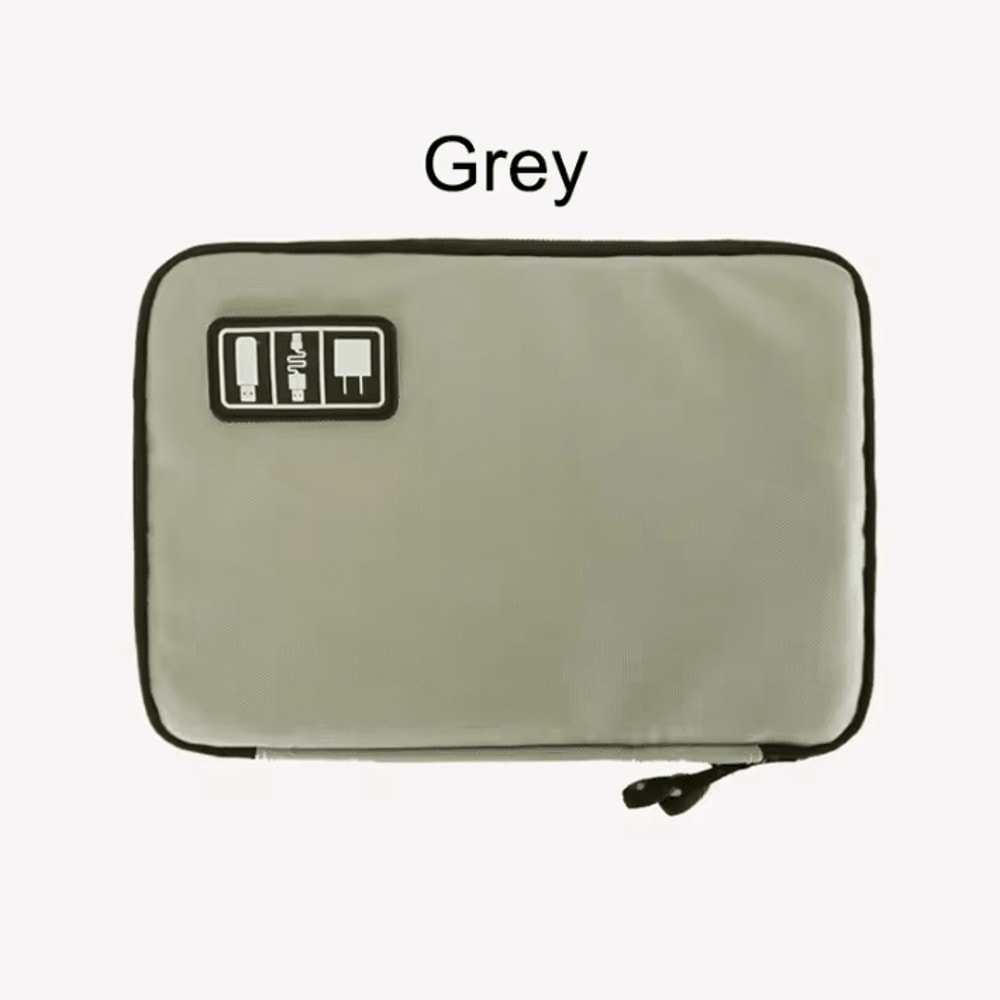 Portable Electronic Accessory Organizer Bag USB Charger Storage 9