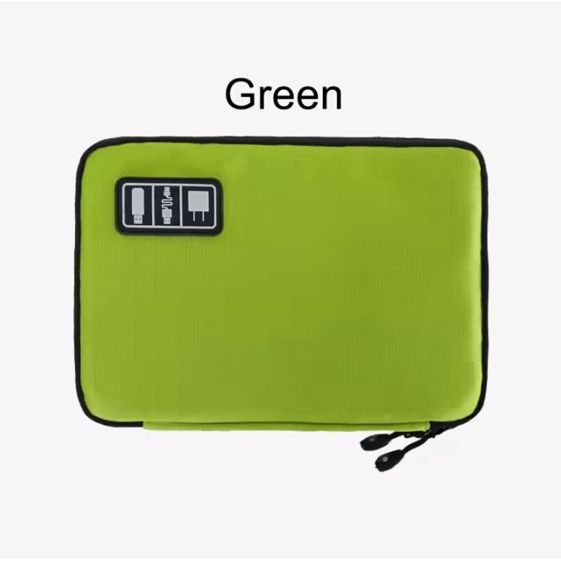 Portable Electronic Accessory Organizer Bag USB Charger Storage 7