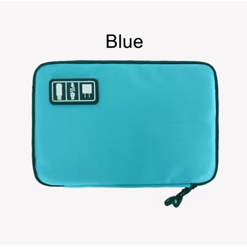 Portable Electronic Accessory Organizer Bag USB Charger Storage 8
