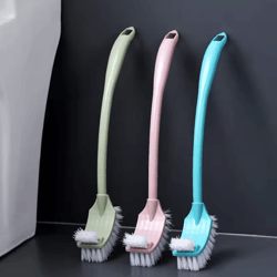 multi-function double-head toilet brush – long handle bathroom cleaning tool