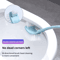 MultiFunction DoubleHead Toilet Brush Long Handle Bathroom Cleaning Tool 2