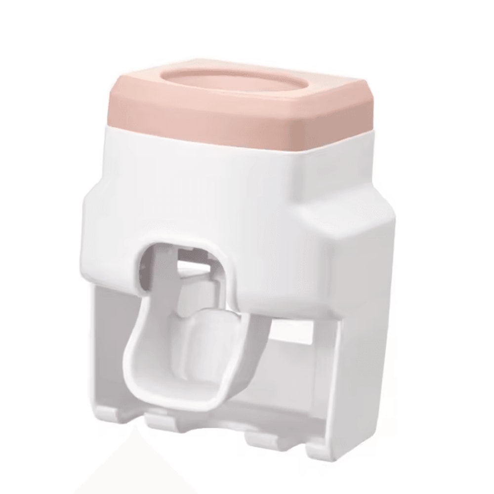 Automatic Toothpaste Dispenser With Toothbrush Holder WallMounted Bathroom Organizer 9