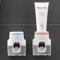 Automatic Toothpaste Dispenser With Toothbrush Holder WallMounted Bathroom Organizer 3