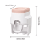 Automatic Toothpaste Dispenser With Toothbrush Holder WallMounted Bathroom Organizer 5