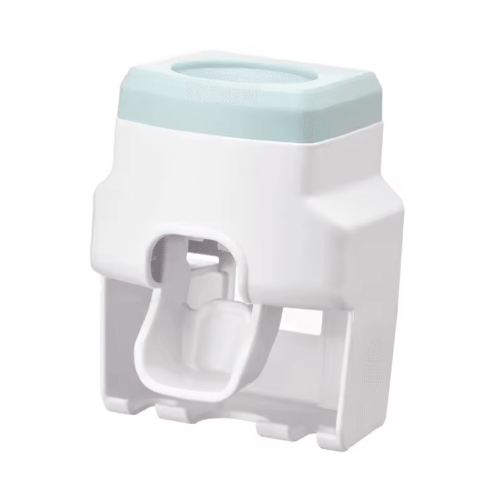 Automatic Toothpaste Dispenser With Toothbrush Holder WallMounted Bathroom Organizer 8