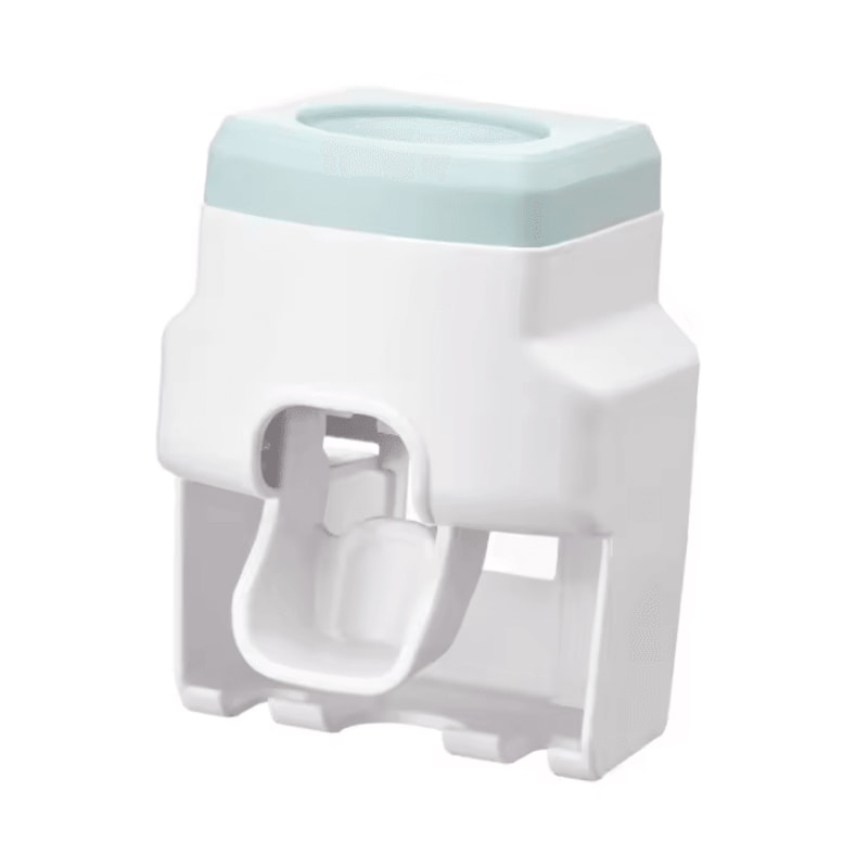 Automatic Toothpaste Dispenser With Toothbrush Holder WallMounted Bathroom Organizer 8