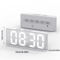 LED Digital Mirror Table Clock Alarm Time Display Electronic Desktop Clock 6