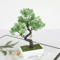 Plastic Mini Potted Plant Decor Faux Bonsai Tabletop Ornament 9