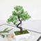 Plastic Mini Potted Plant Decor Faux Bonsai Tabletop Ornament 9