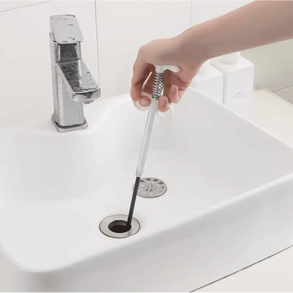 16 Meters Drain Snake Tool Flexible Spring Pipe Clog Remover For Kitchen Bathroom 3