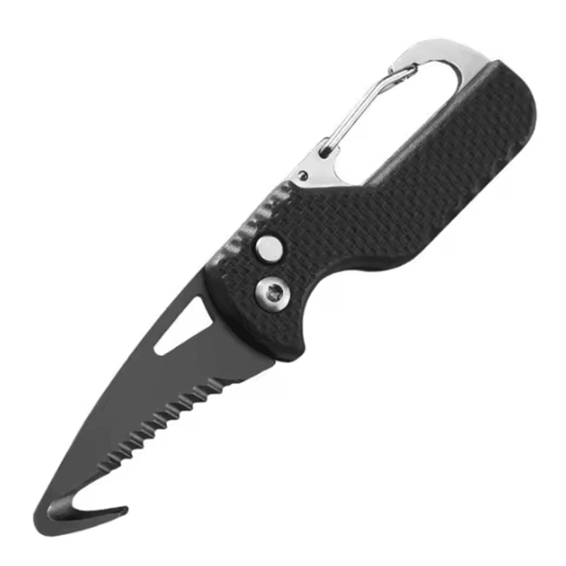 Portable MultiFunctional Parcel Knife Keychain Serrated Hook Box Opener 7