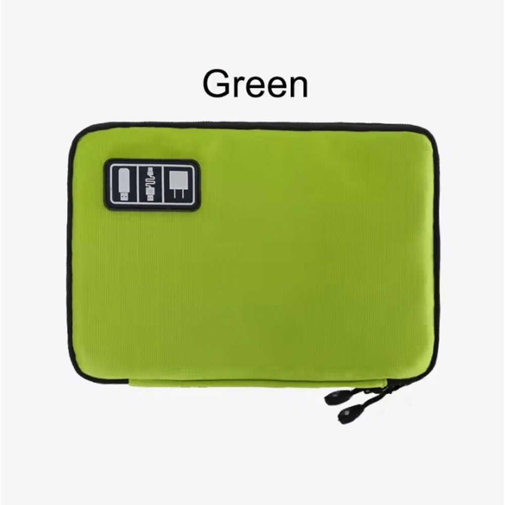 Waterproof Electronic Accessory Organizer Bag USB Charger Storage 7