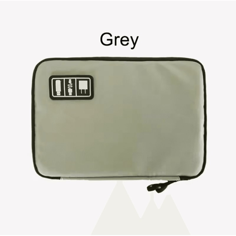 Waterproof Electronic Accessory Organizer Bag USB Charger Storage 10