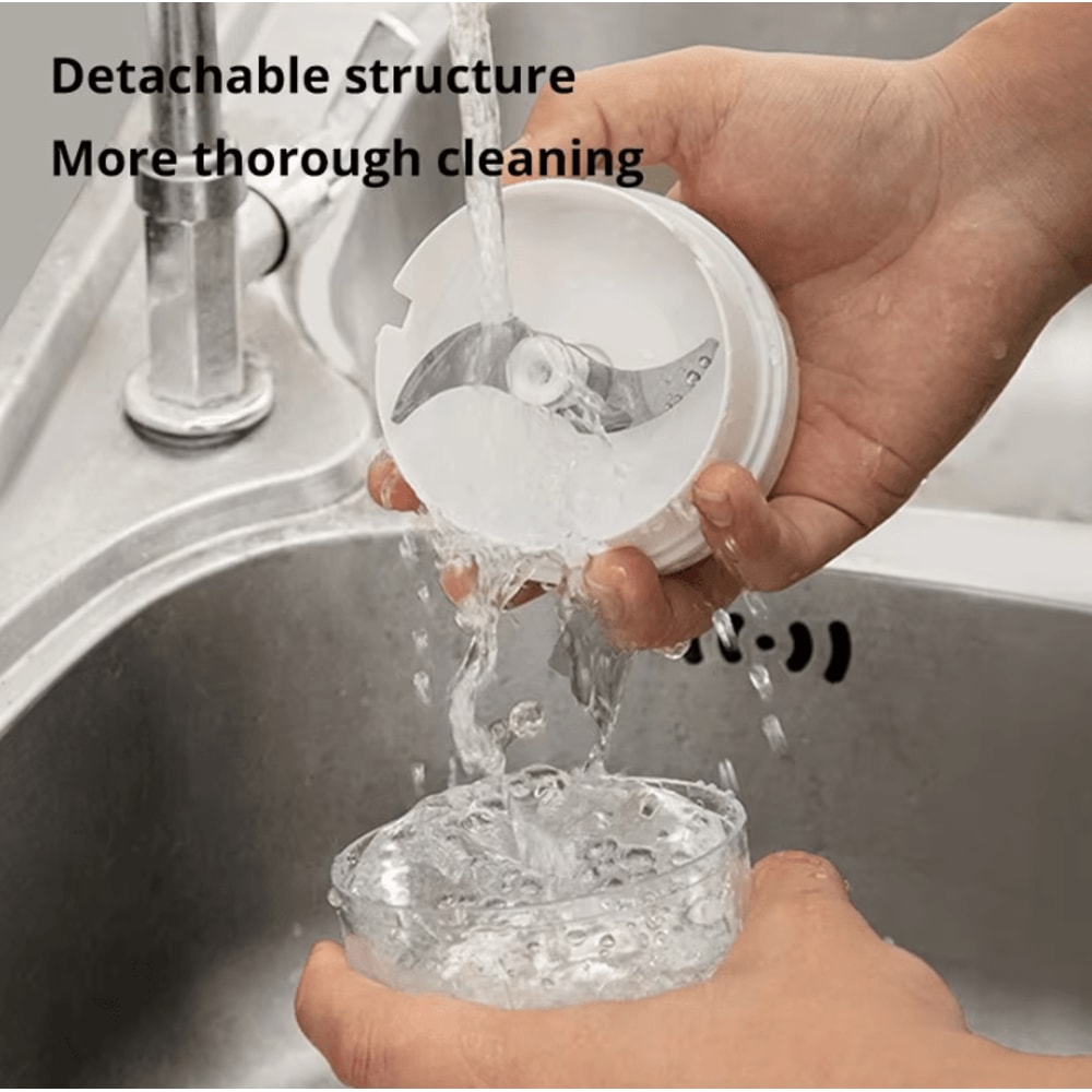 Hand Pull Garlic Chopper Manual Garlic Grinder Mincer For Fast Meal Prep 4