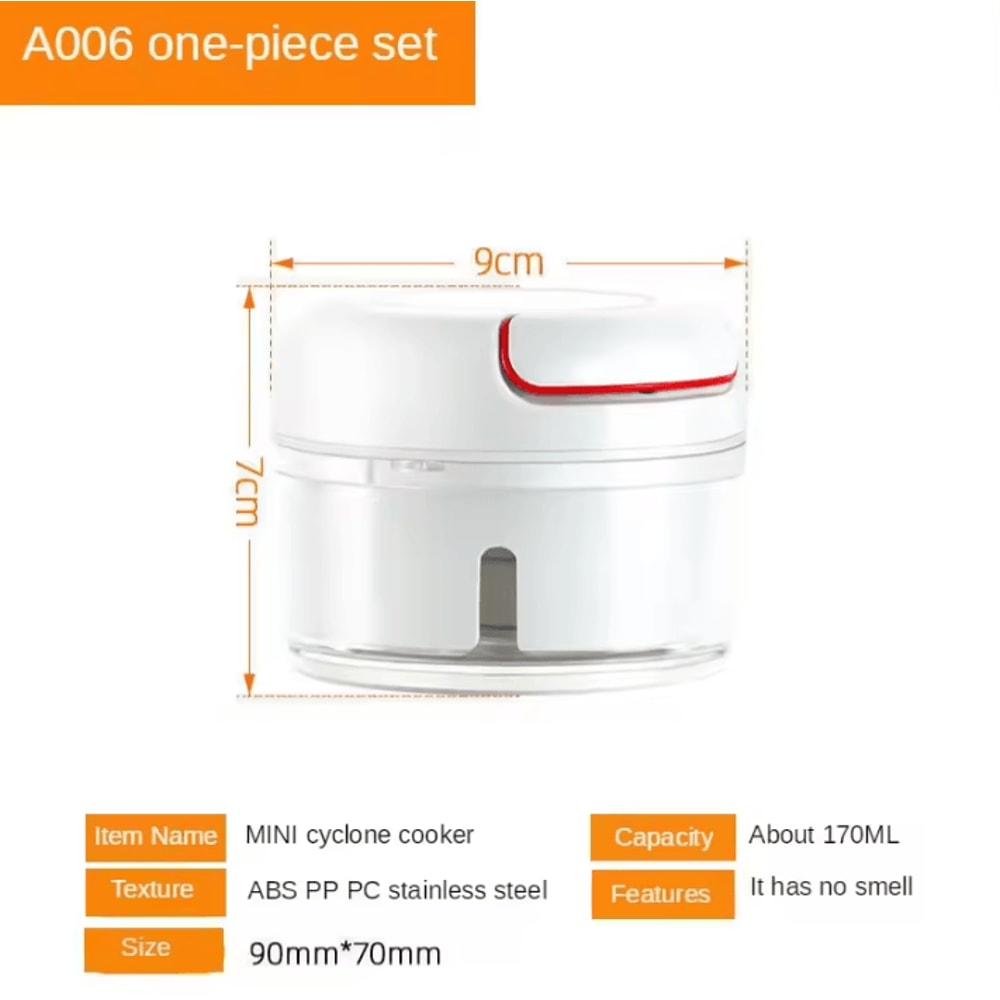 Hand Pull Garlic Chopper Manual Garlic Grinder Mincer For Fast Meal Prep 5