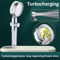 New Propeller Driven Shower Head Cotton Filter Turbocharged High Pressure Handheld Shower Nozzle 0