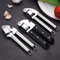 Stainless Steel Garlic Press Manual Garlic Crusher For Easy Minced Garlic Black 1