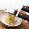Stainless Steel Garlic Press Manual Garlic Crusher For Easy Minced Garlic Black 4