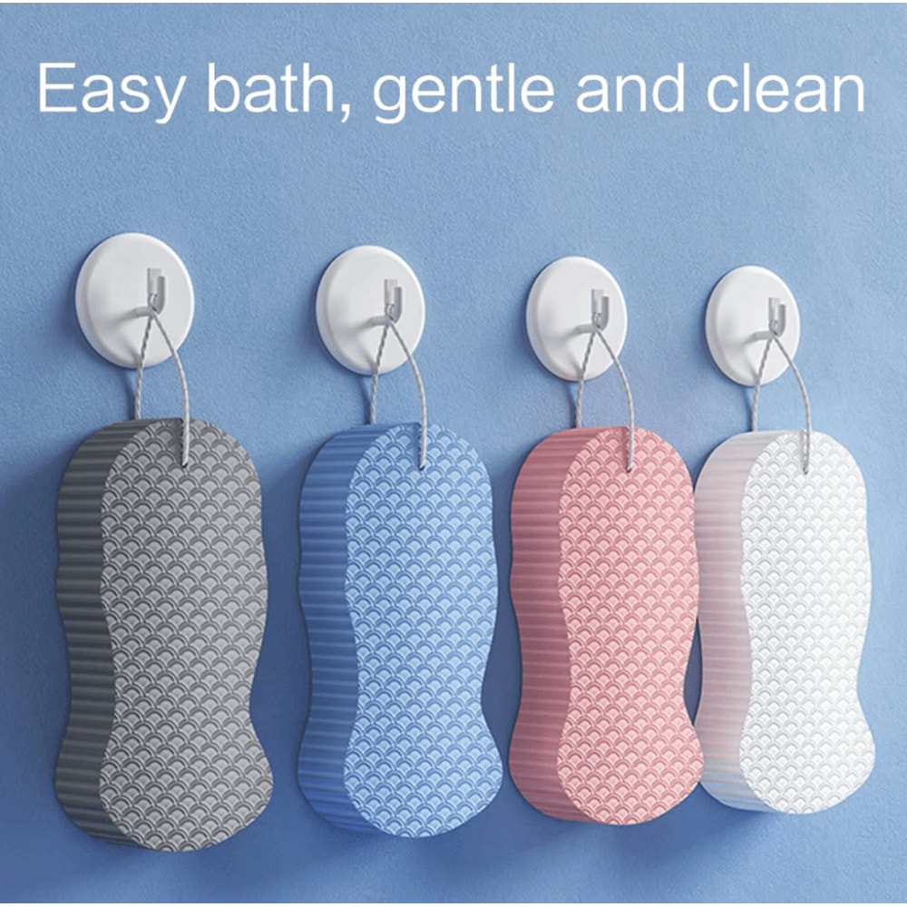 Soft Sponge Body Scrubber Gentle Exfoliating Bath Shower Scrub Sponge 0